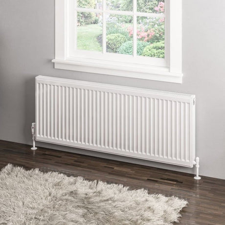 Eastbrook Type 11 500mm High Gloss White Compact Panel Radiator 1300mm