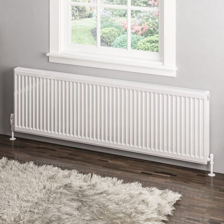 Eastbrook Type 11 500mm High Gloss White Compact Panel Radiator 1600mm