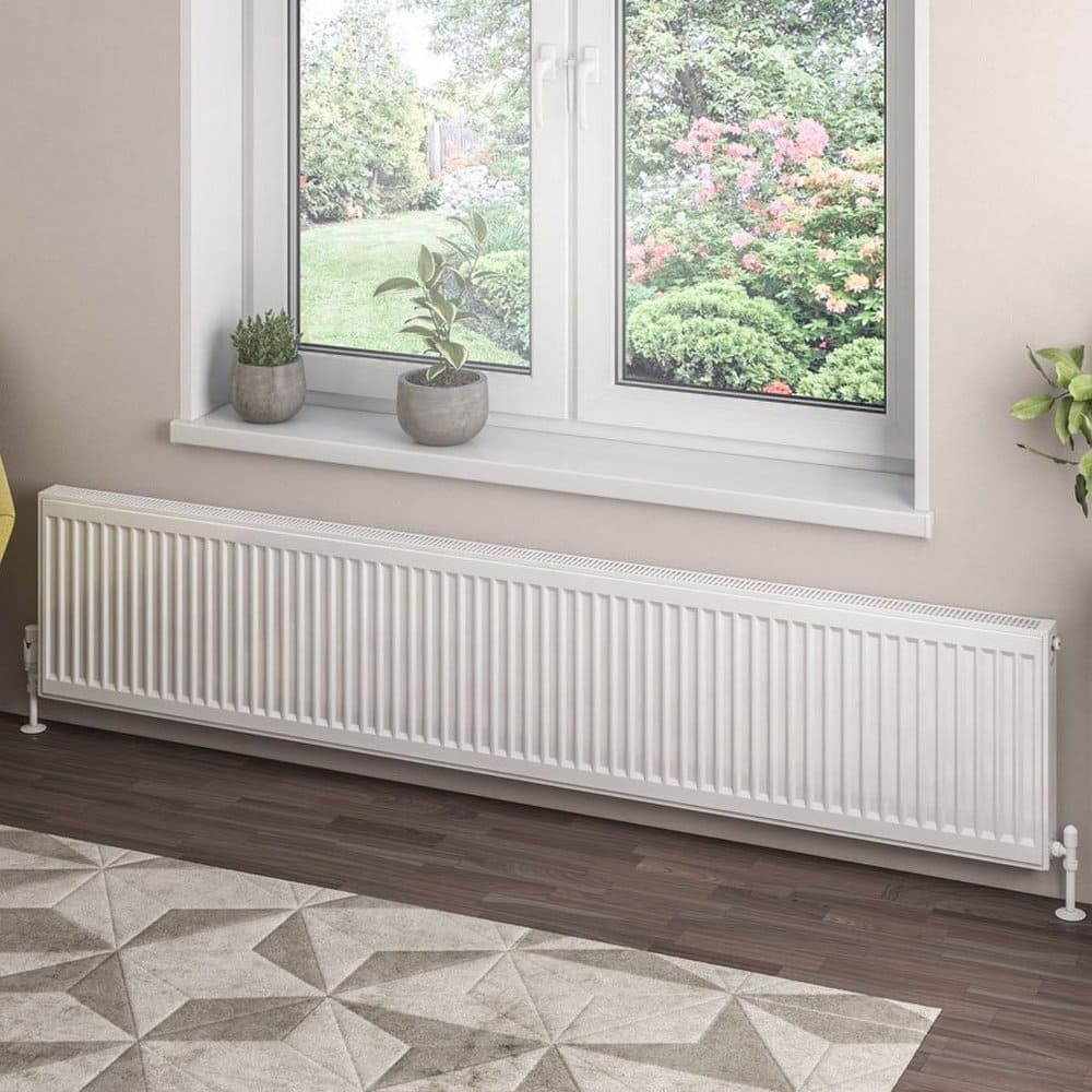 Eastbrook Type 21 400mm High Gloss White Compact Panel Radiator 2000mm