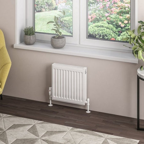 Eastbrook Type 21 400mm High Gloss White Compact Panel Radiator 400mm