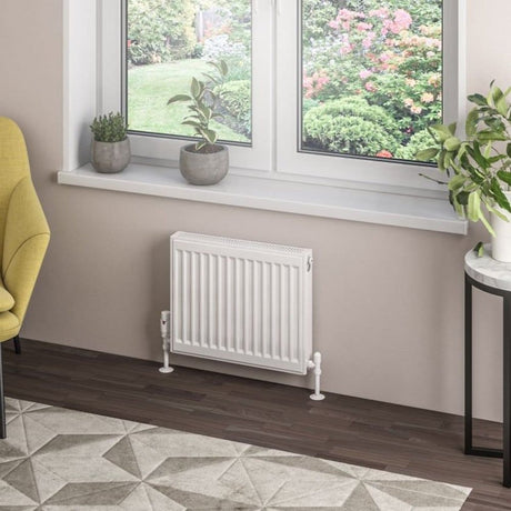 Eastbrook Type 21 400mm High Gloss White Compact Panel Radiator 500mm