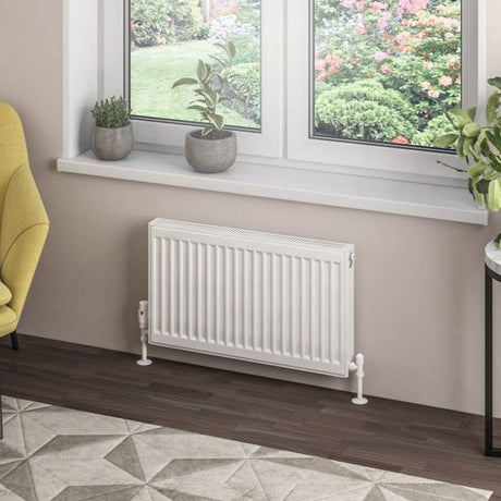 Eastbrook Type 21 400mm High Gloss White Compact Panel Radiator 700mm