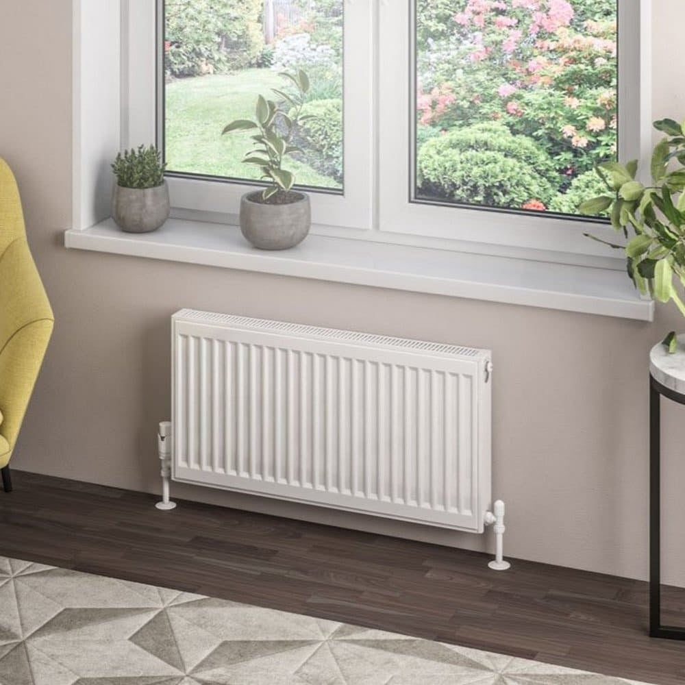 Eastbrook Type 21 400mm High Gloss White Compact Panel Radiator 800mm