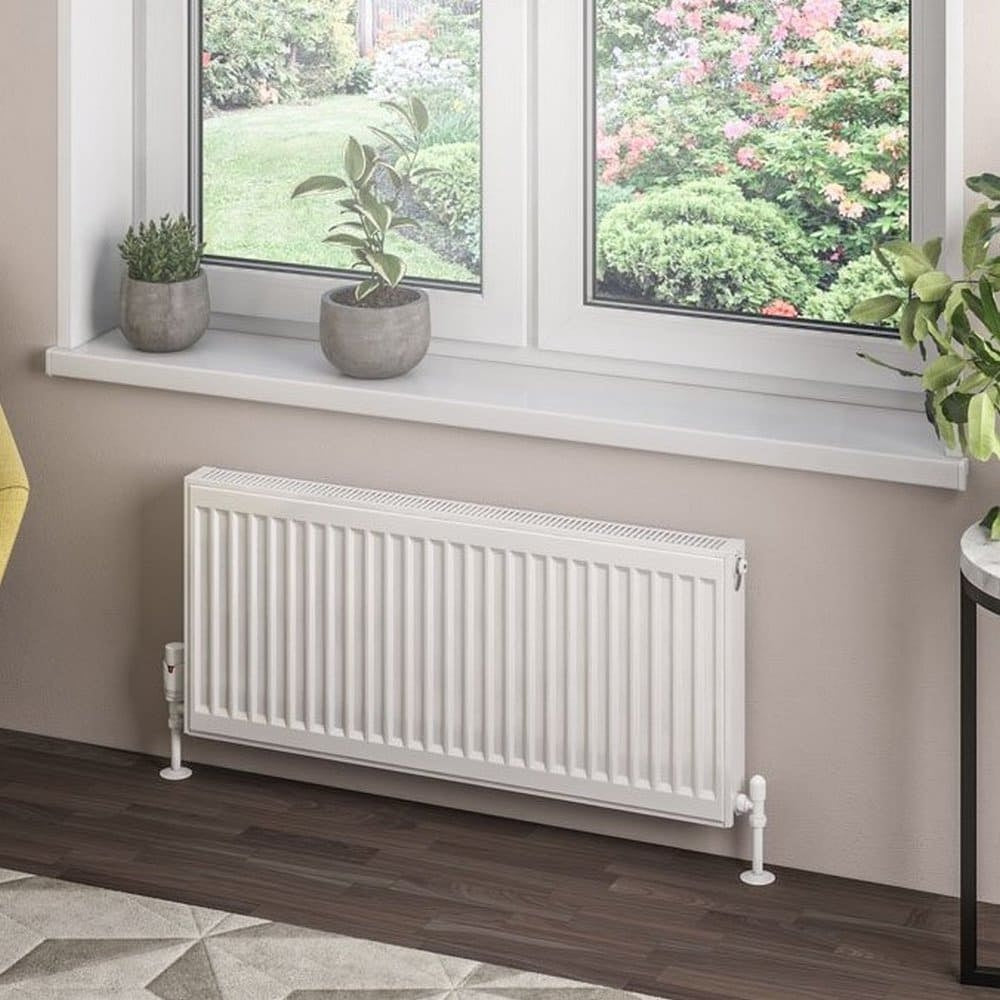Eastbrook Type 21 400mm High Gloss White Compact Panel Radiator 900mm