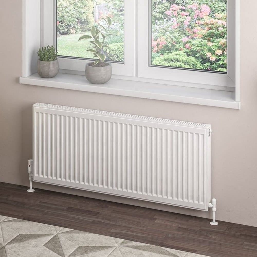 Eastbrook Type 21 500mm High Gloss White Compact Panel Radiator 1200mm