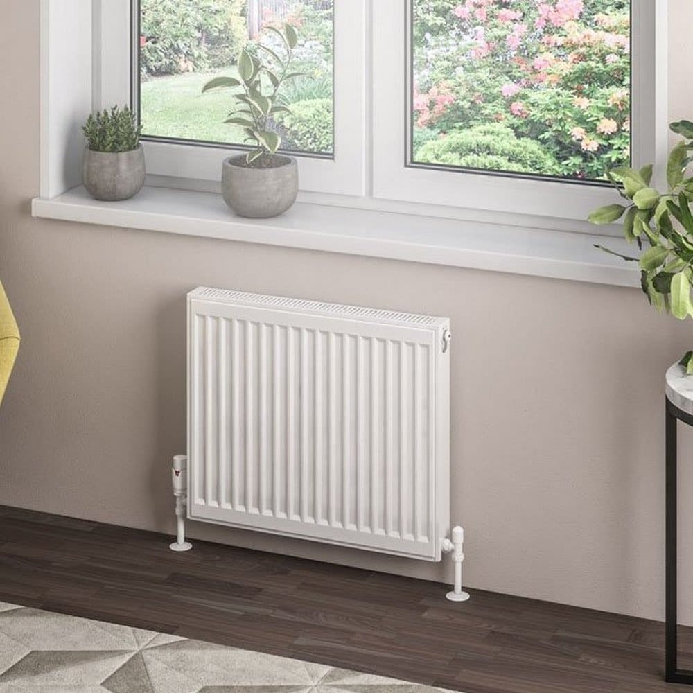 Eastbrook Type 21 500mm High Gloss White Compact Panel Radiator 600mm