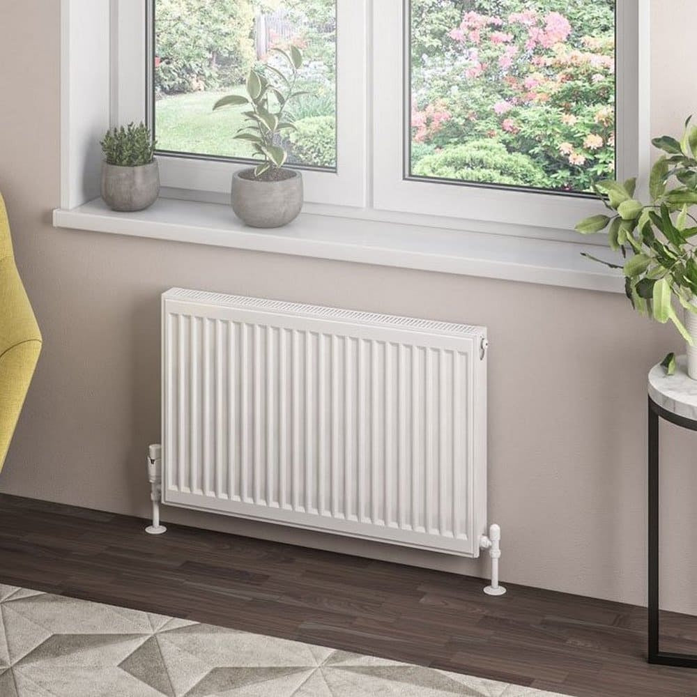 Eastbrook Type 21 500mm High Gloss White Compact Panel Radiator 800mm
