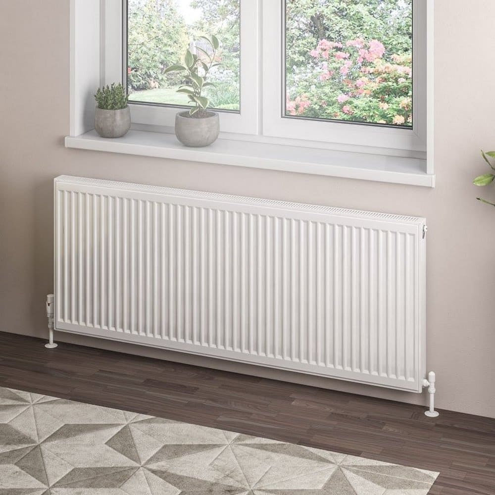 Eastbrook Type 21 600mm High Gloss White Compact Panel Radiator 1500mm
