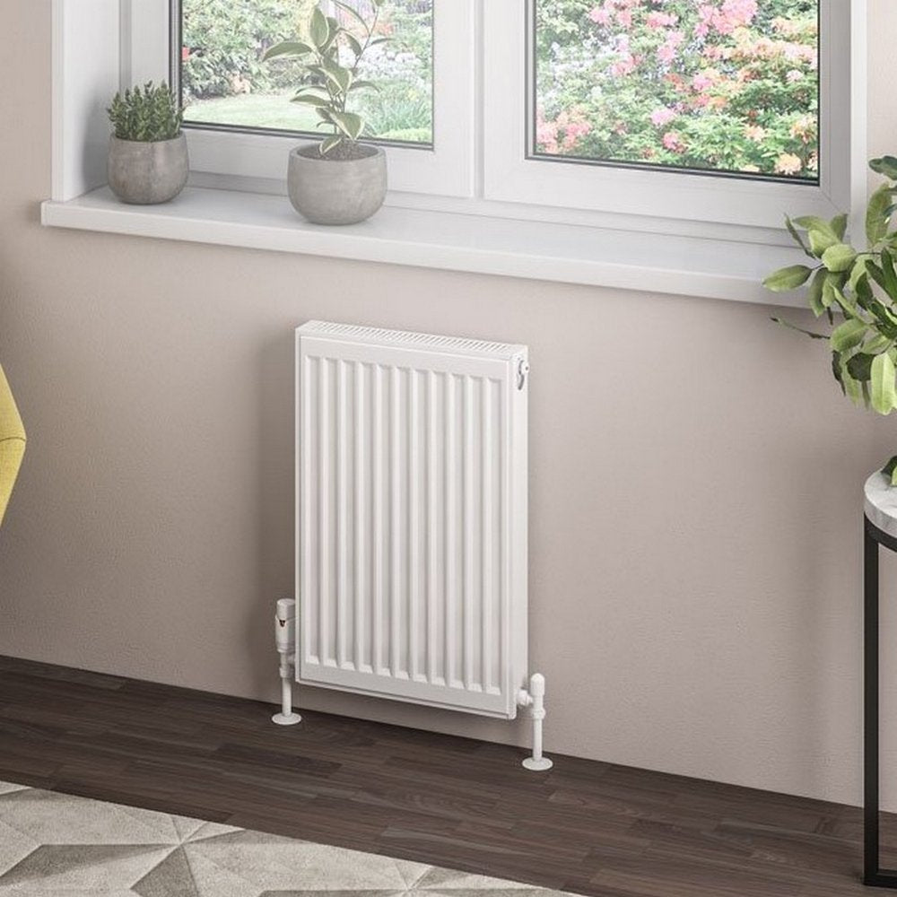 Eastbrook Type 21 600mm High Gloss White Compact Panel Radiator 400mm
