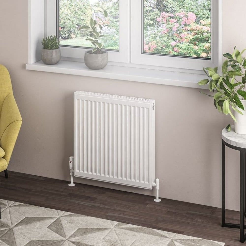 Eastbrook Type 21 600mm High Gloss White Compact Panel Radiator 600mm