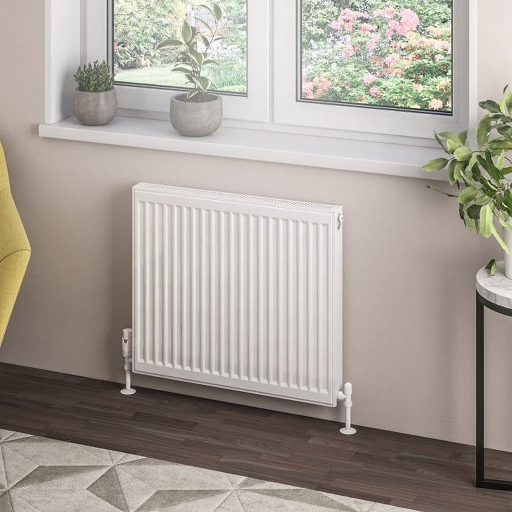 Eastbrook Type 21 600mm High Gloss White Compact Panel Radiator 700mm