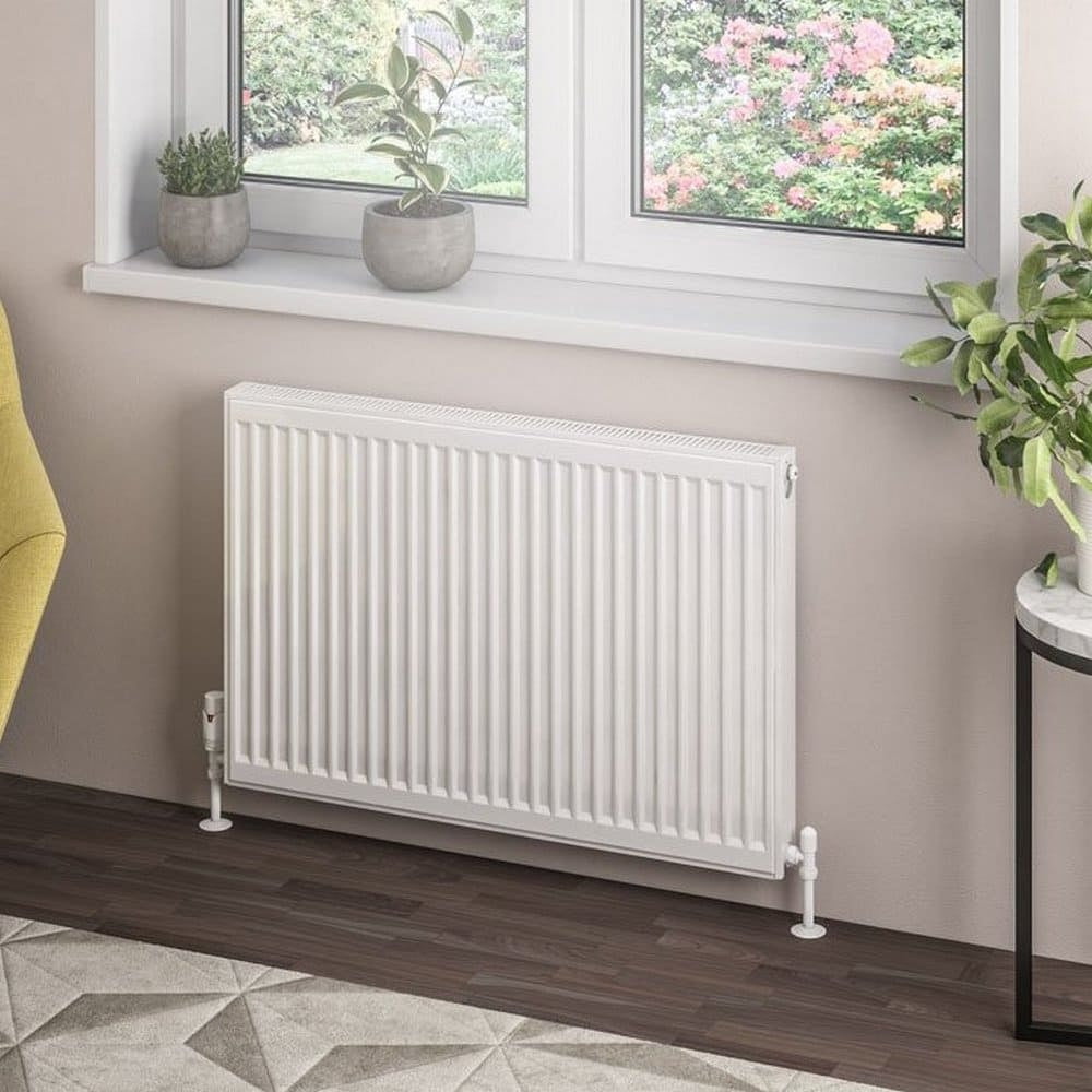 Eastbrook Type 21 600mm High Gloss White Compact Panel Radiator 900mm