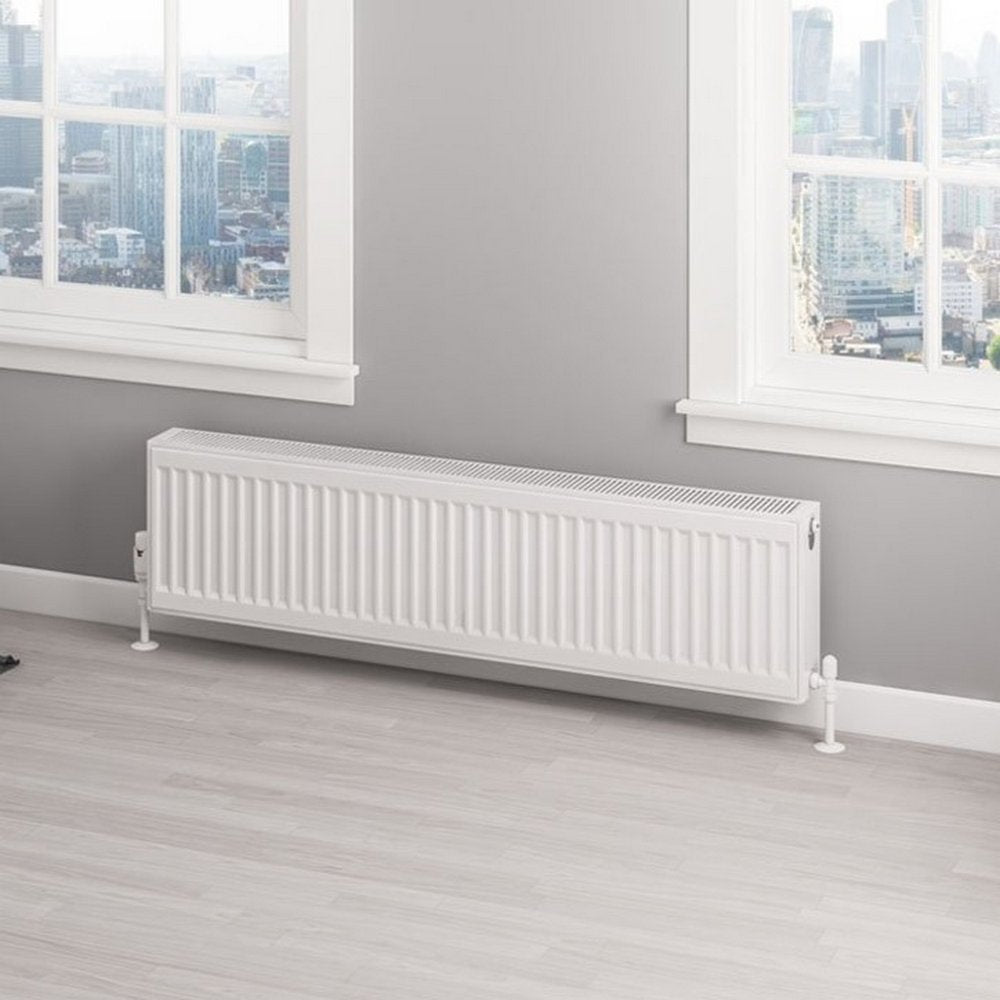 Eastbrook Type 22 300mm High Gloss White Compact Panel Radiator 1200mm