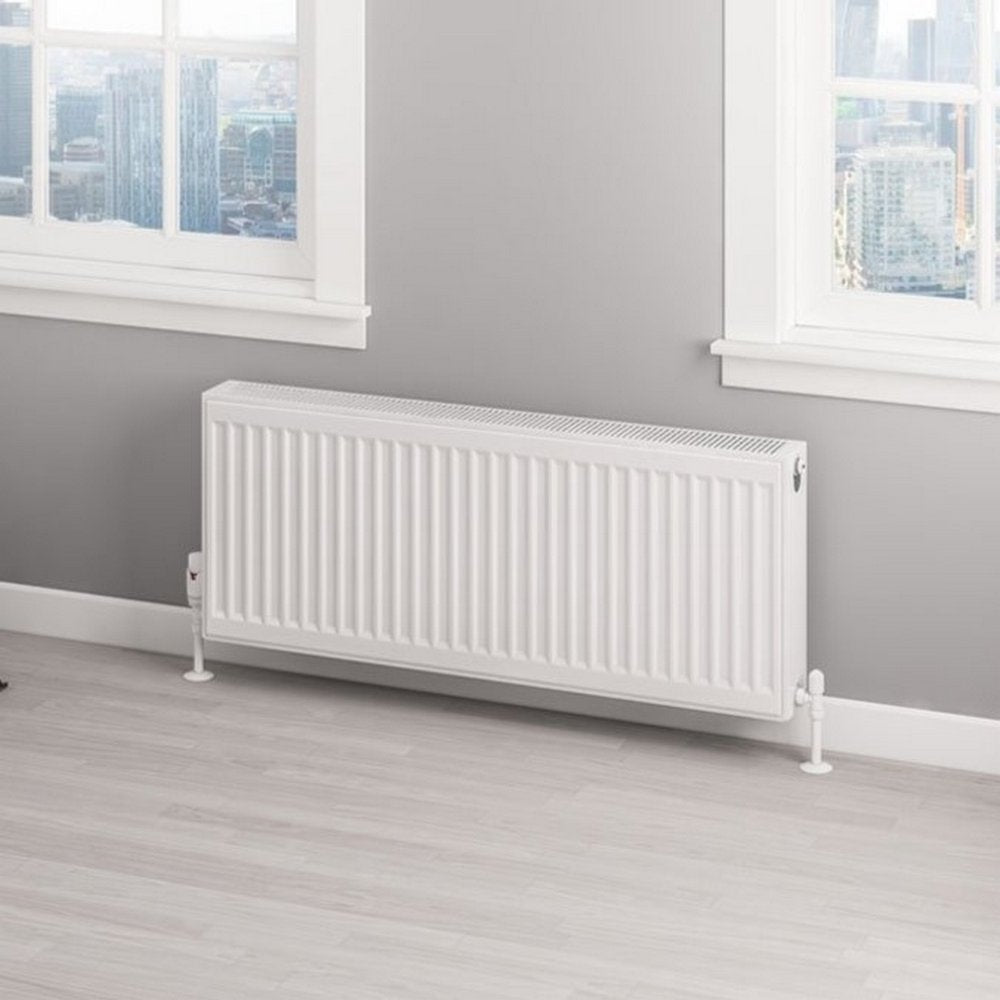 Eastbrook Type 22 400mm High Gloss White Compact Panel Radiator 1000mm