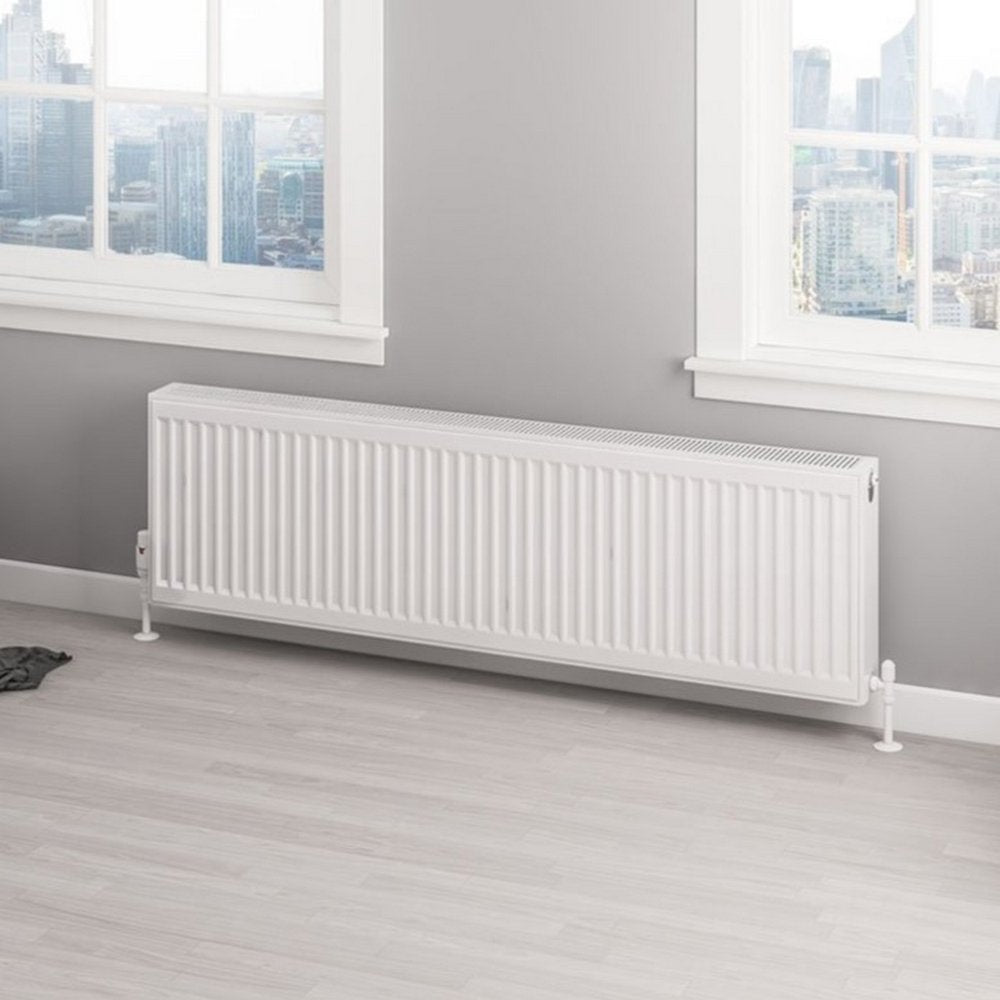 Eastbrook Type 22 400mm High Gloss White Compact Panel Radiator 1400mm
