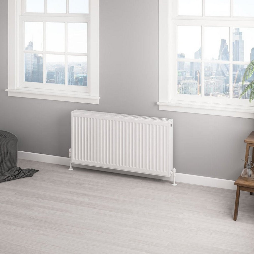 Eastbrook Type 22 500mm High Gloss White Compact Panel Radiator 1000mm