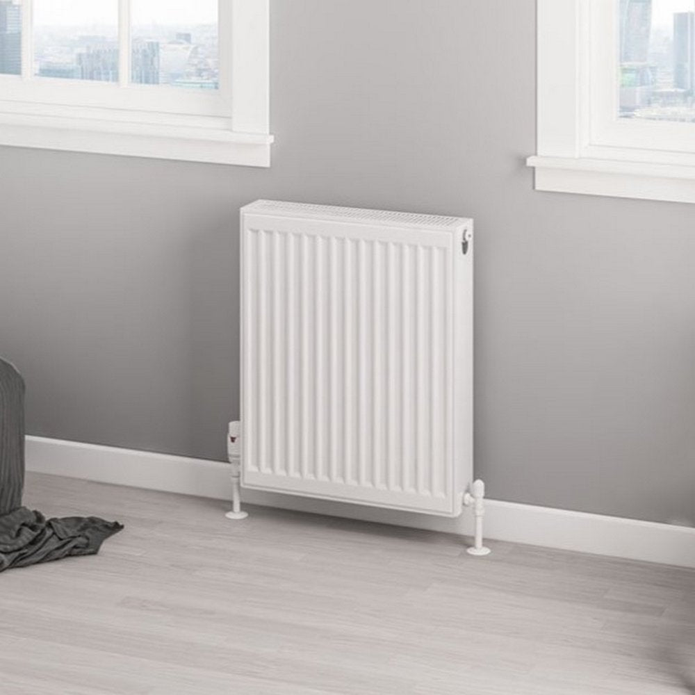 Eastbrook Type 22 600mm High Gloss White Compact Panel Radiator 500mm