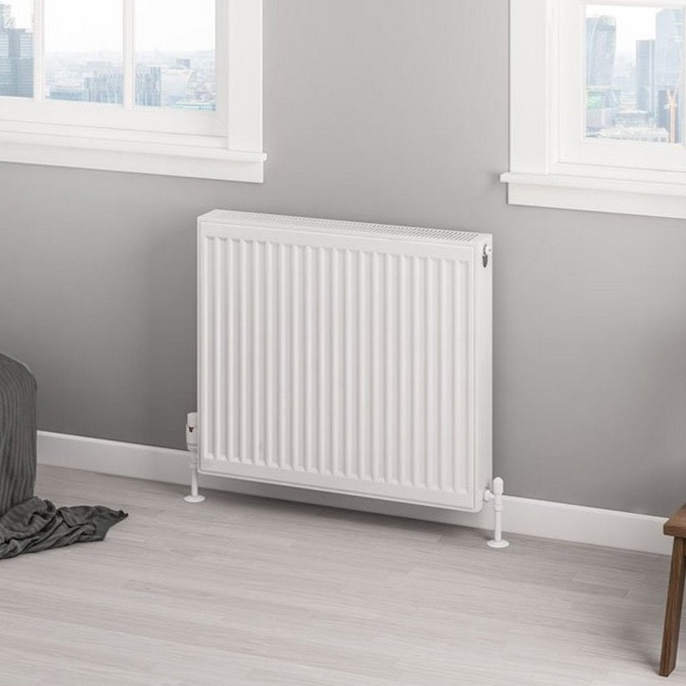 Eastbrook Type 22 600mm High Gloss White Compact Panel Radiator 700mm