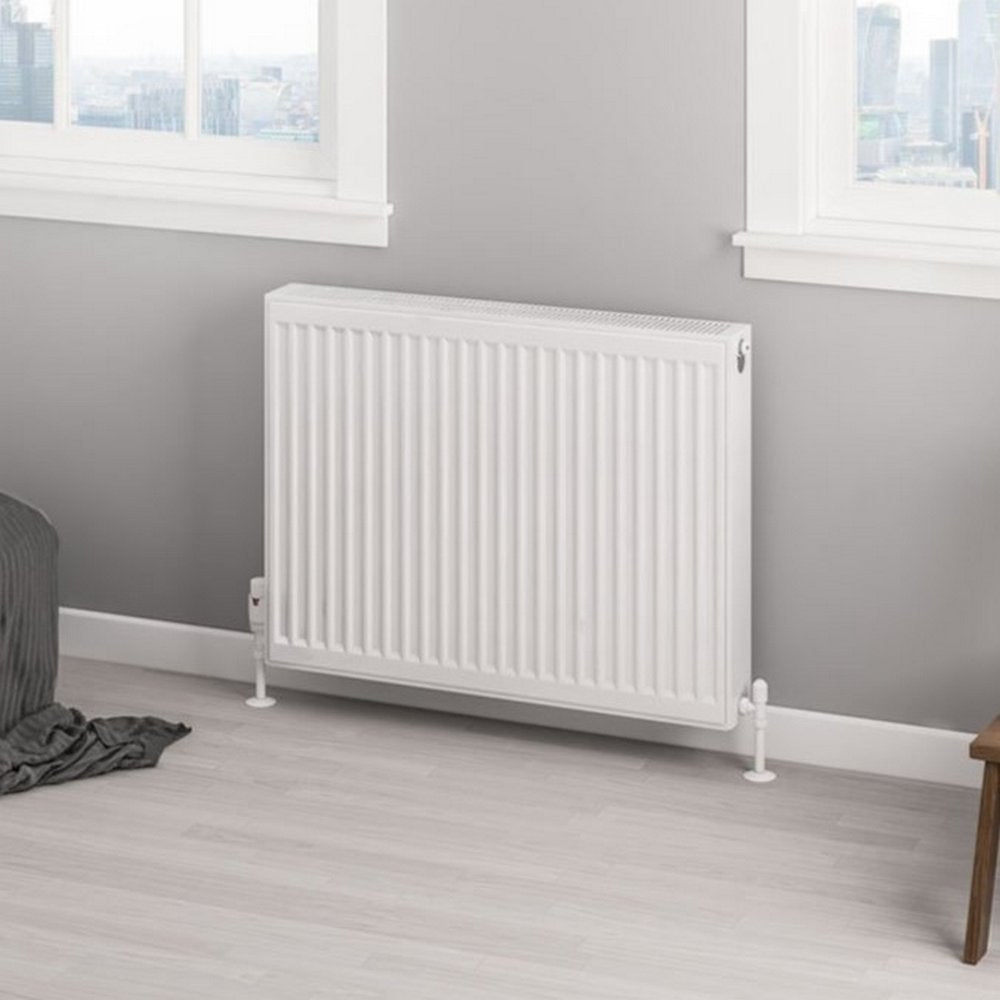 Eastbrook Type 22 600mm High Gloss White Compact Panel Radiator 800mm
