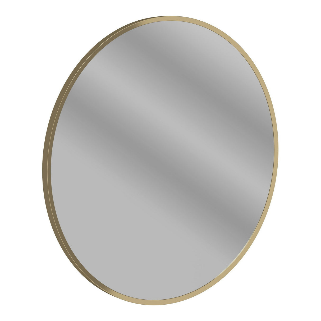 Ajax Gedney 500mm Round Mirror in Brushed Bronze