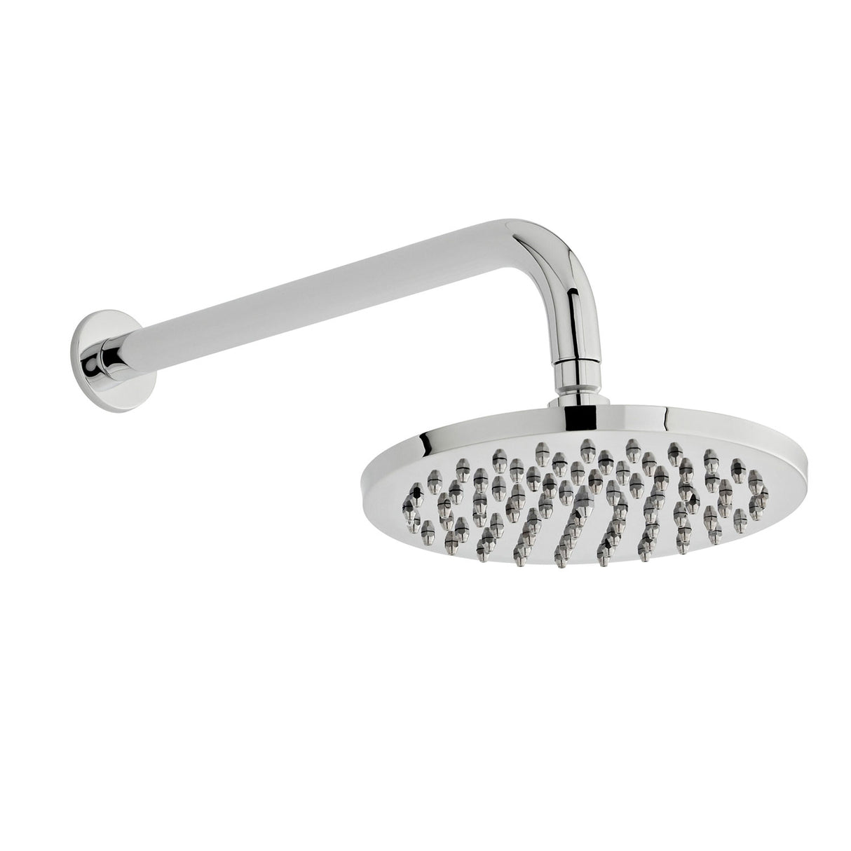 Kartell Deluge Round Fixed Overhead Drencher and Shower Arm in Chrome