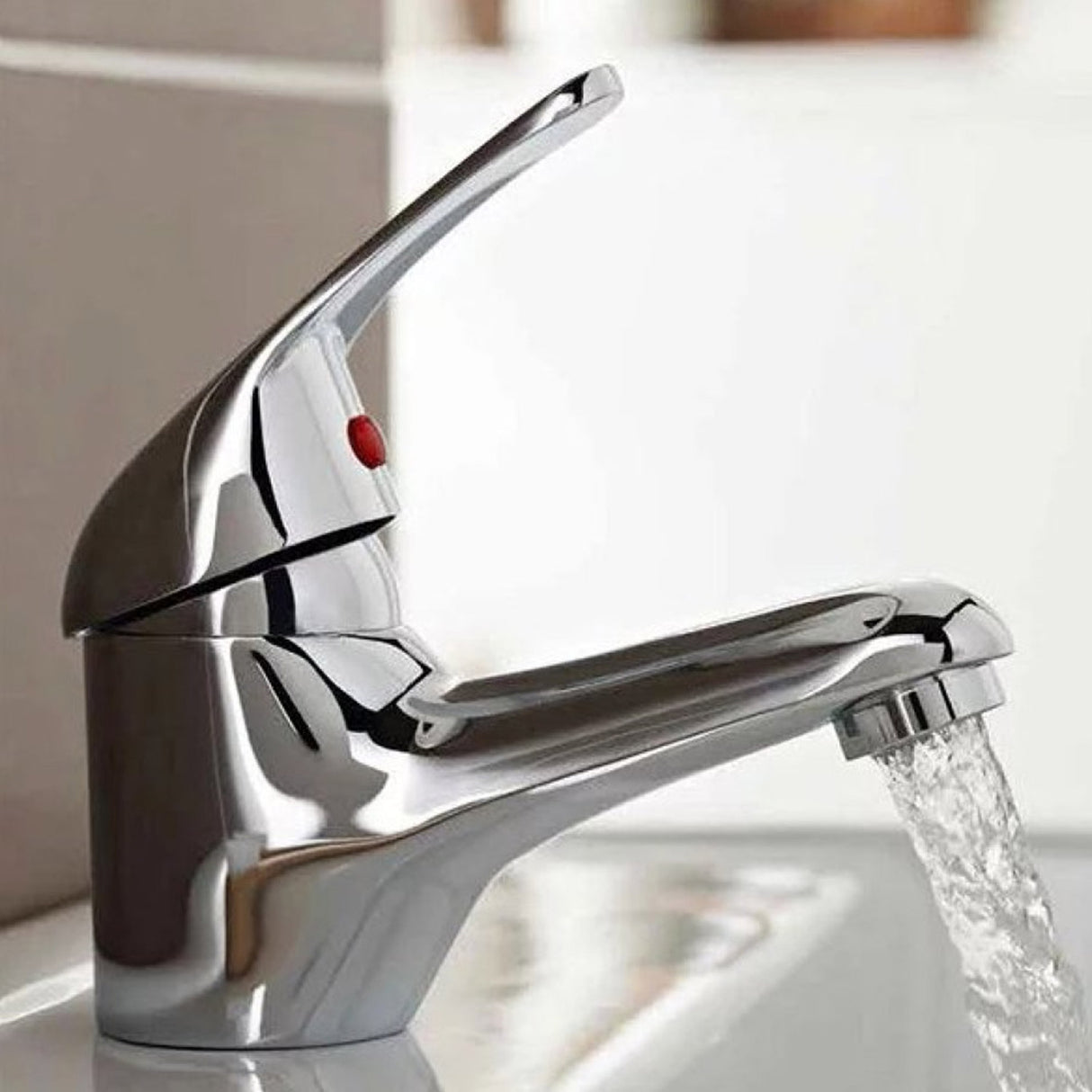 Kartell G4k Mono Basin Mixer with Click Waste in Chrome lifestyle