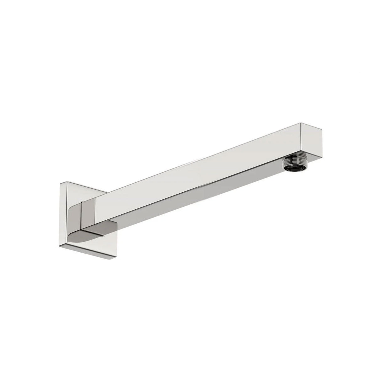 Kartell KVIT Square Wall Mounted Shower Arm in Chrome