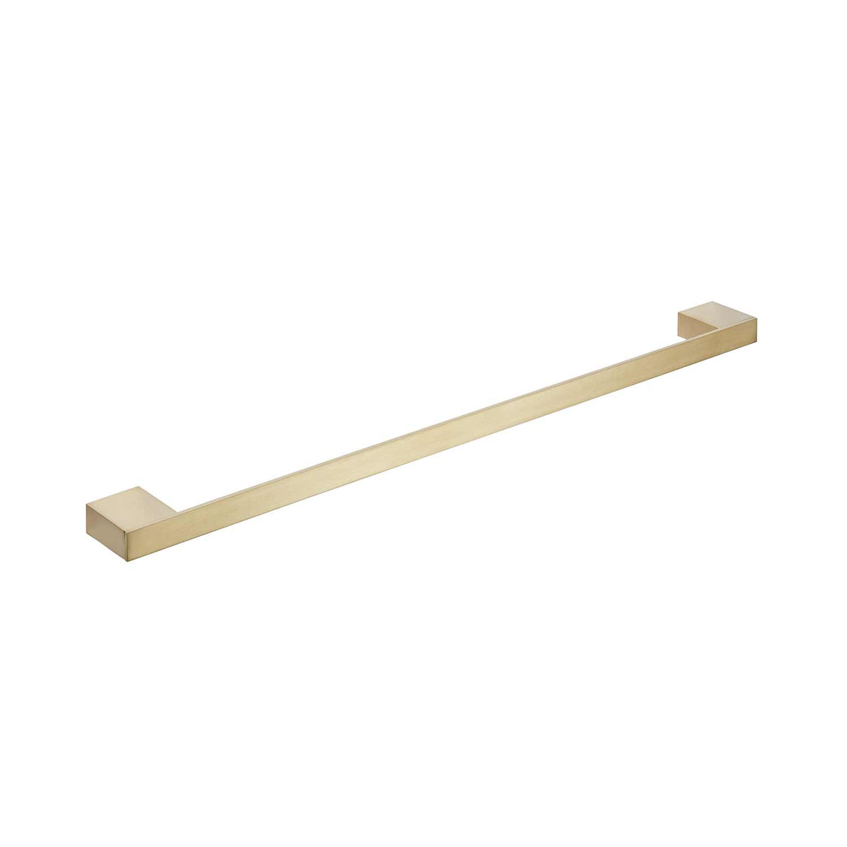 Kartell K Vit Premium Single Towel Rail in Brushed Brass