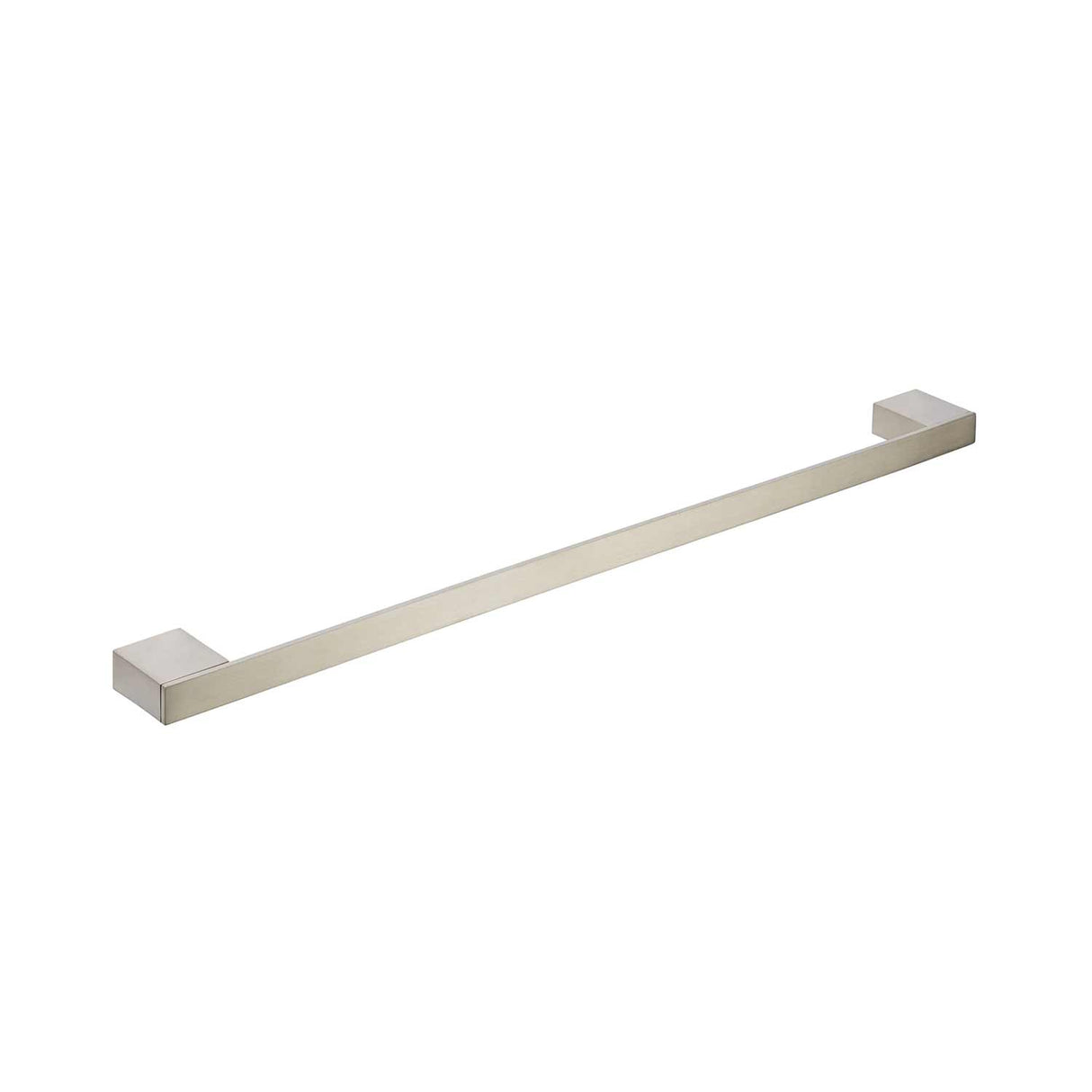 Kartell K Vit Premium Single Towel Rail in Brushed Nickel