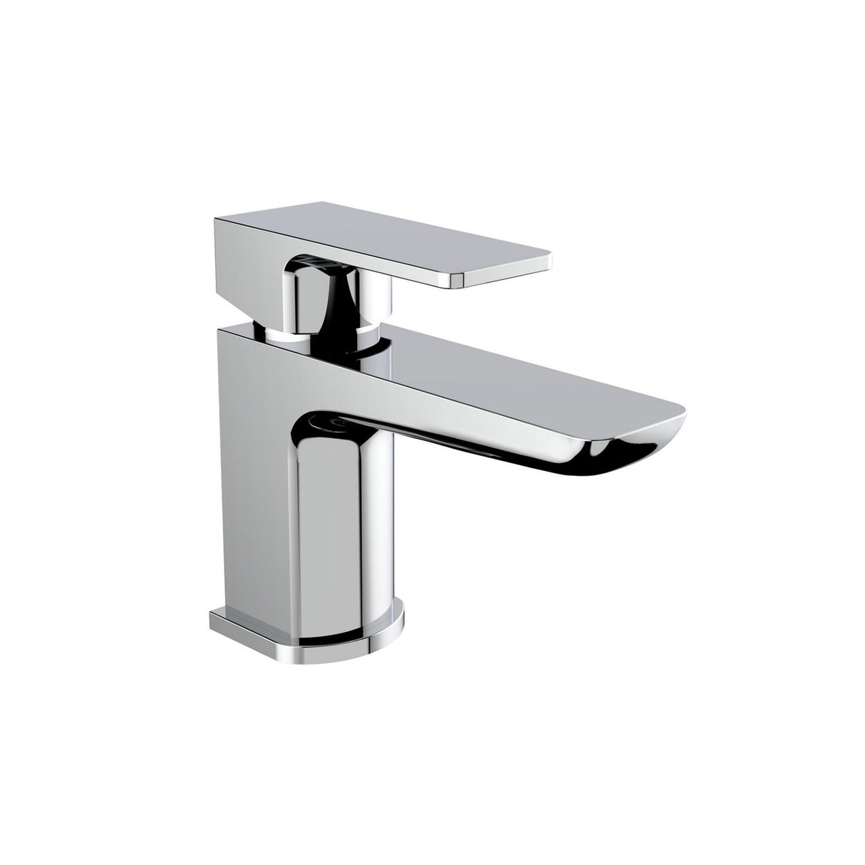 Kartell Kolt Mini Mono Basin Mixer with Click Waste in Chrome