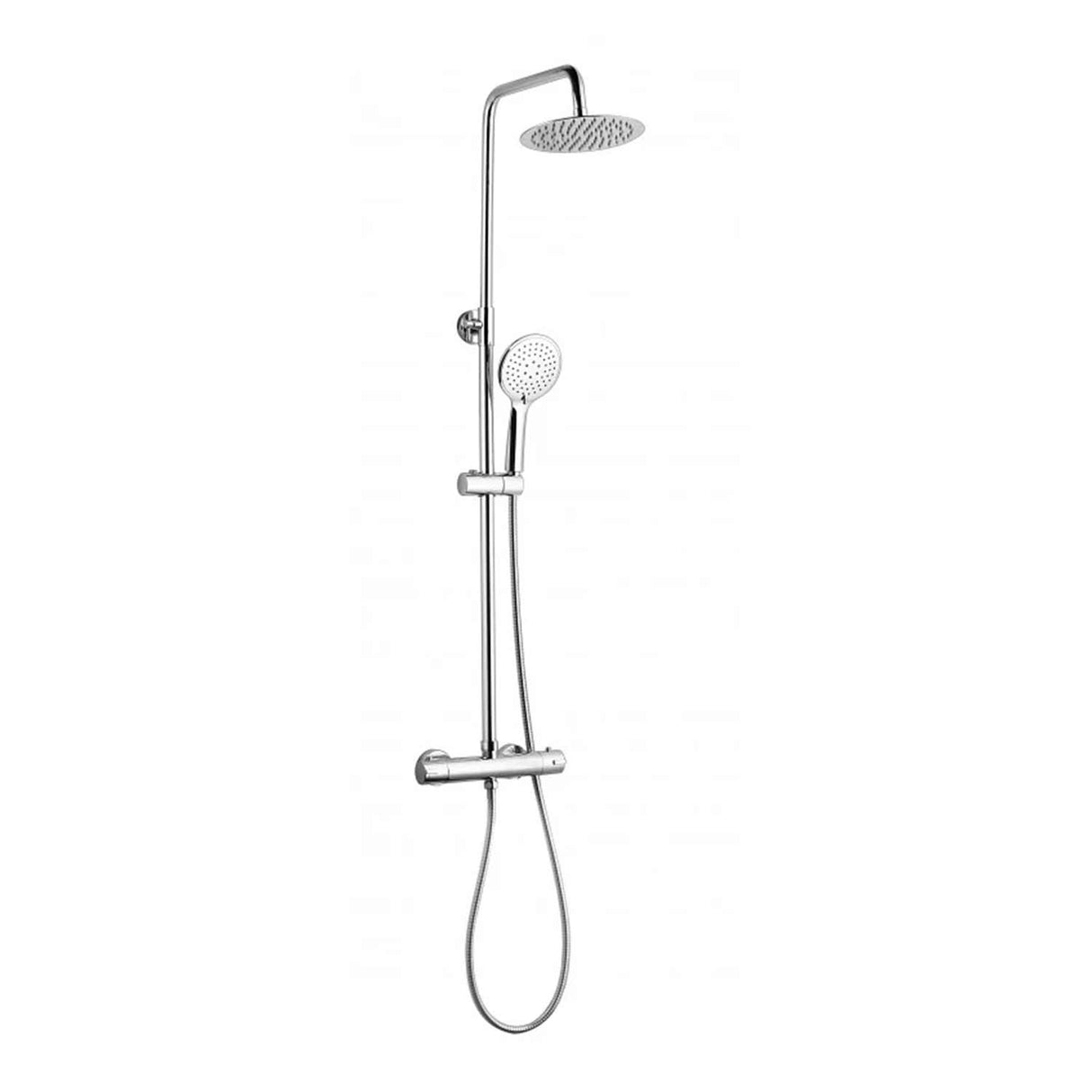 Kartell Plan Thermostatic Bar Shower With Drencher and Handset in Chrome
