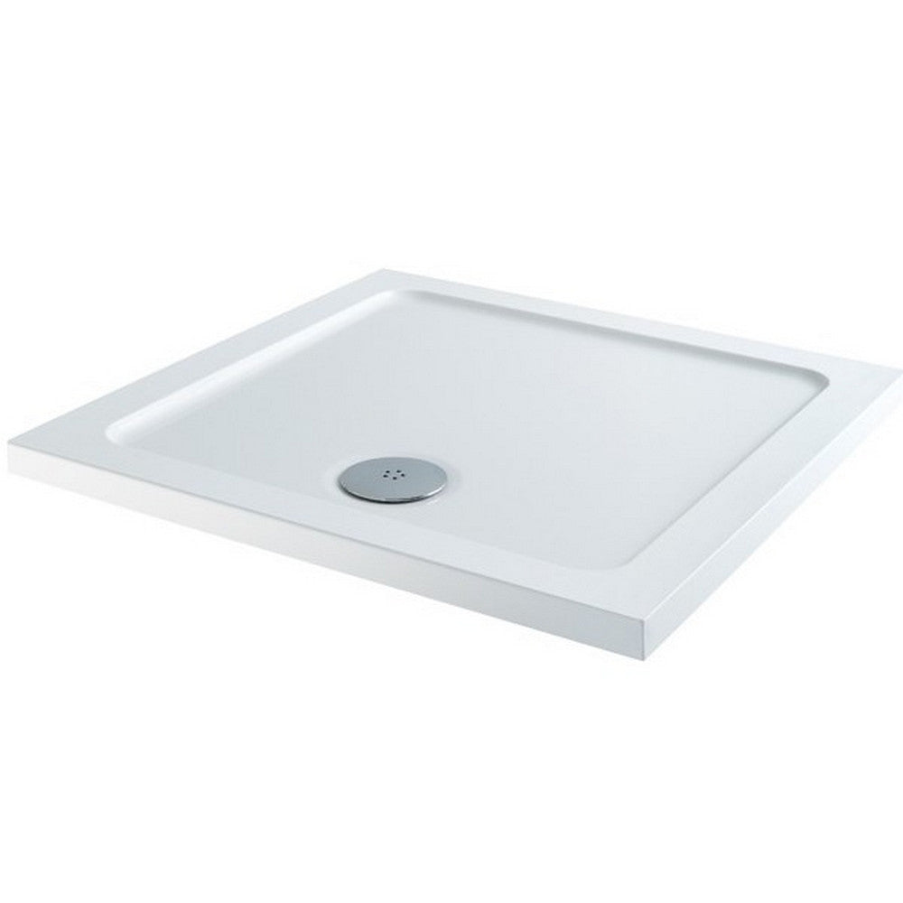 MX Elements Low Profile 40mm Anti Slip Square Shower Tray