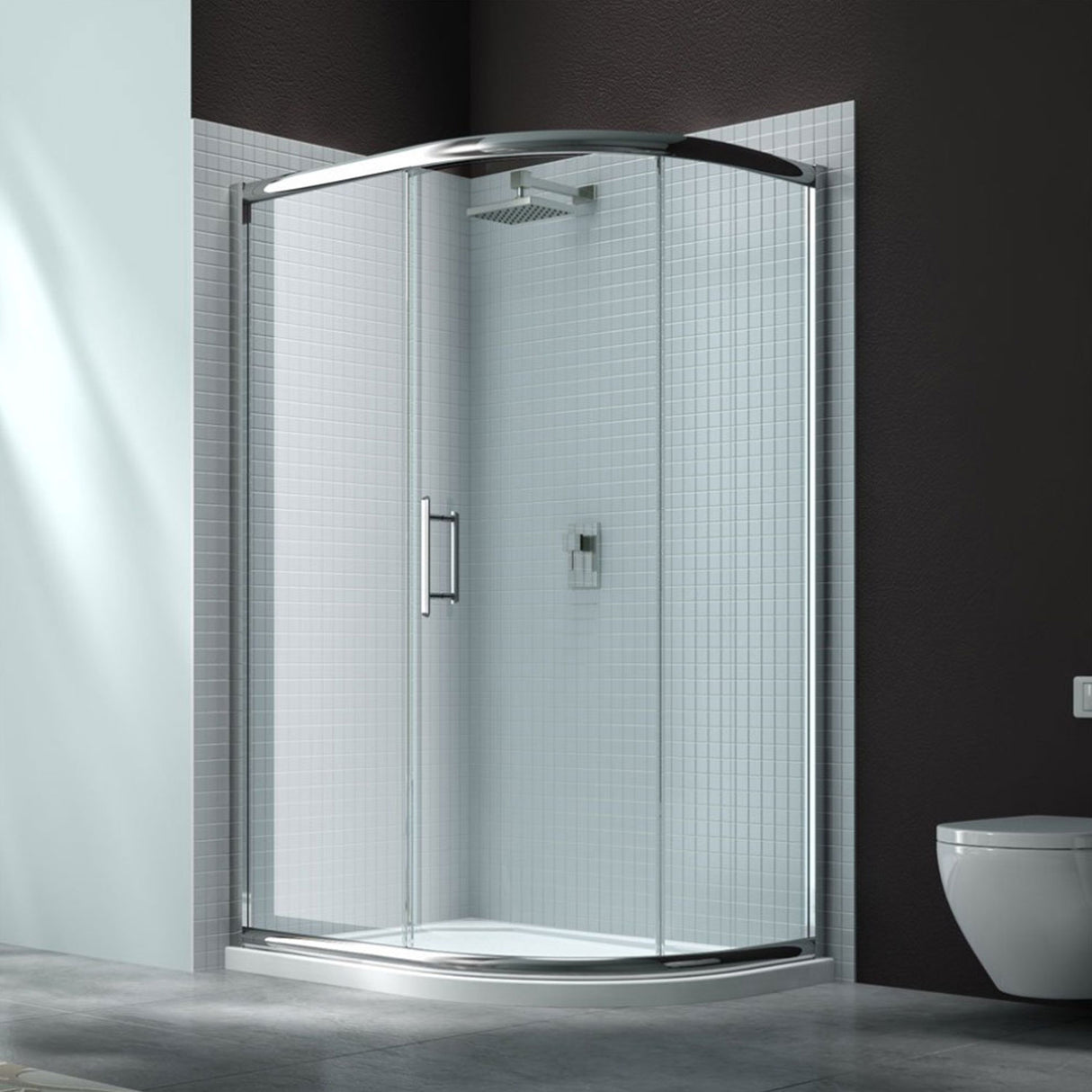 Merlyn 6 Series 1 Door Offset Quadrant Shower Enclosure