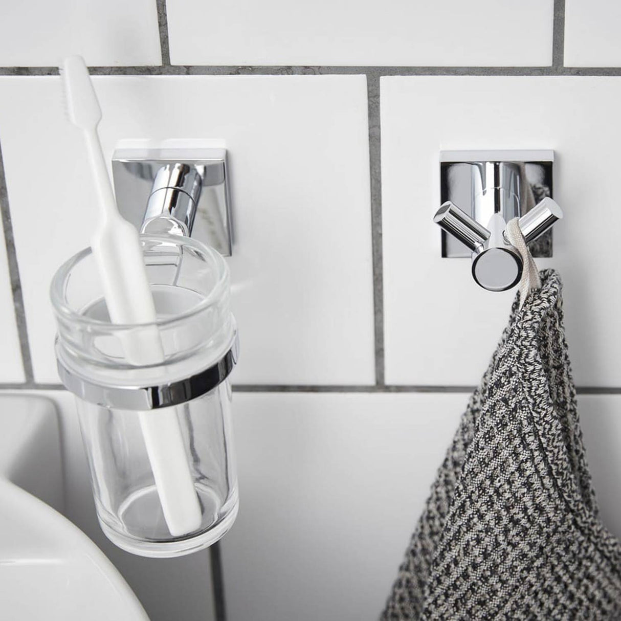 Miller Atlanta Double Hook in Chrome lifestyle