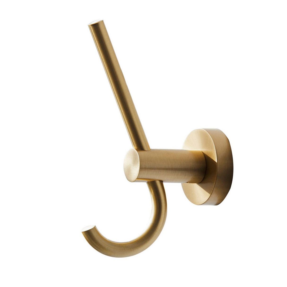 Miller Bond Double Robe Hook in Brushed Brass
