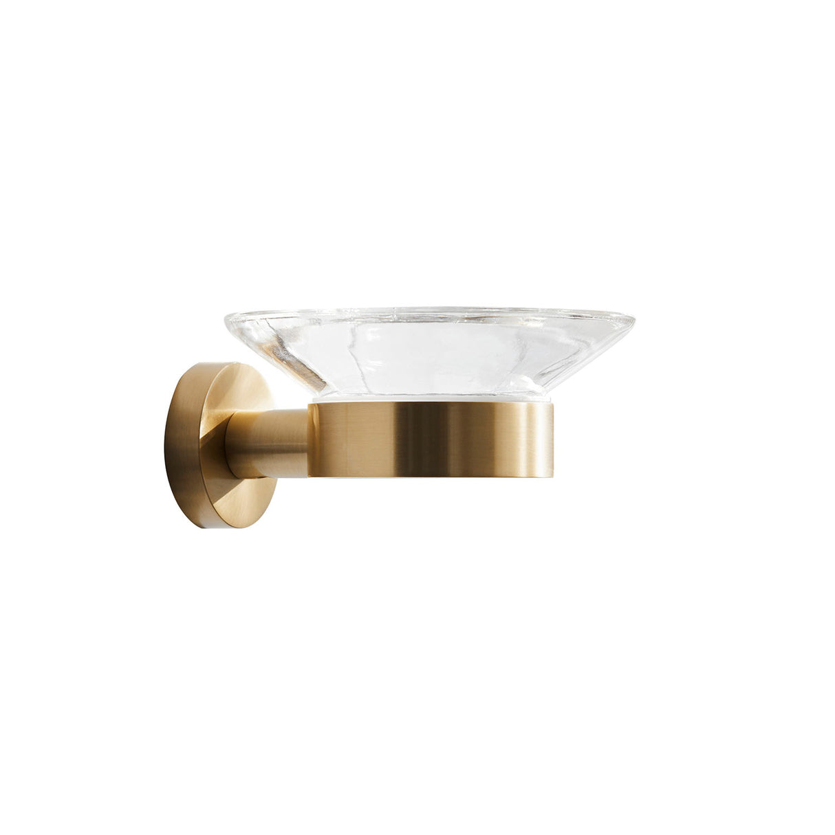 Miller Bond Soap Dish and Holder in Brushed Brass