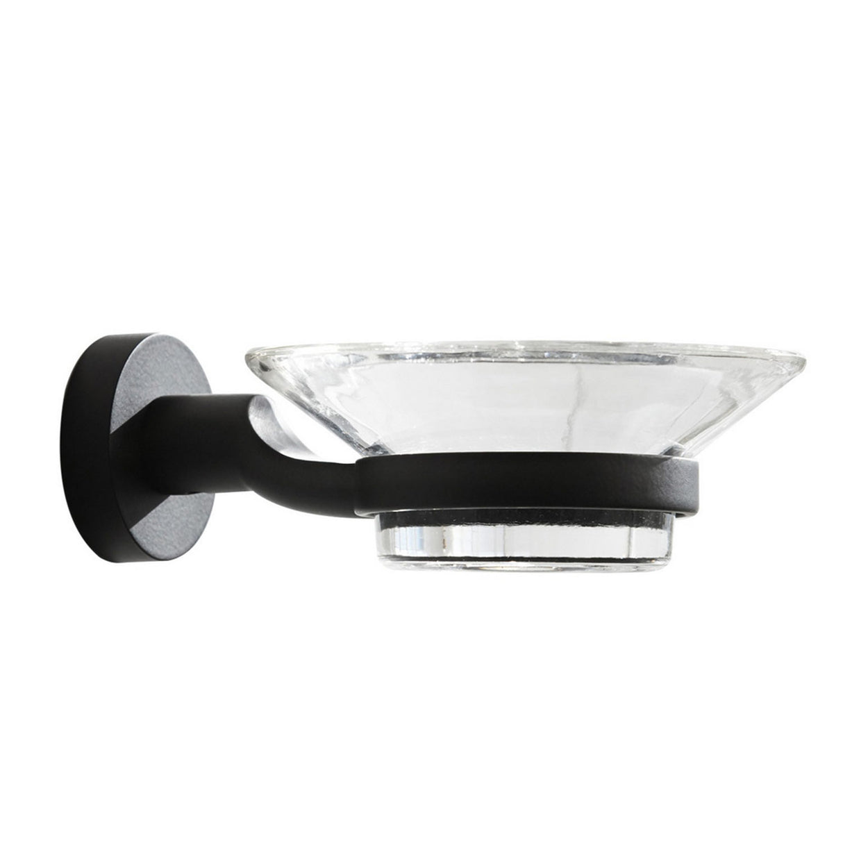 Miller Bond Soap Dish and Holder in Matt Black