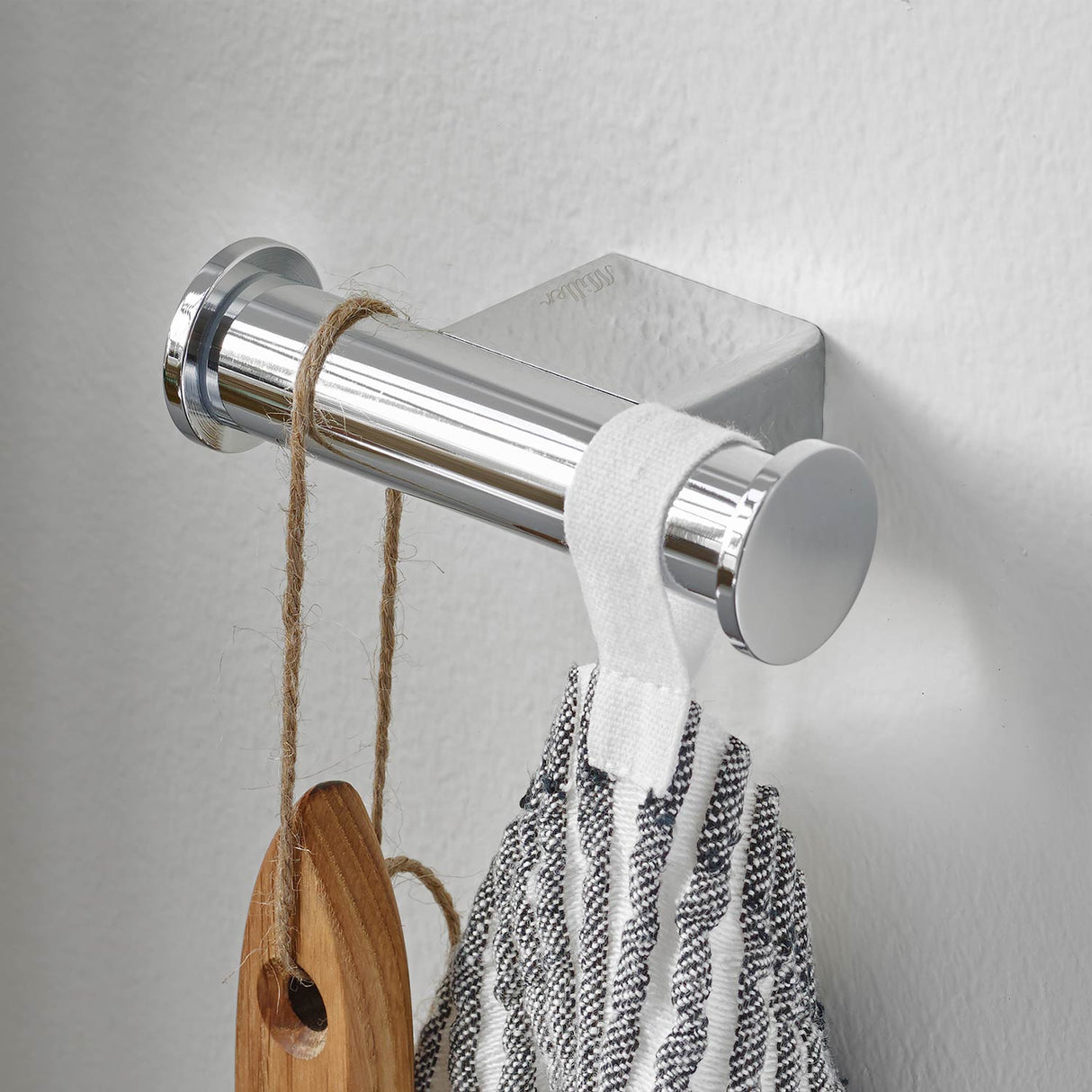 Miller Boston Double Hook in Chrome