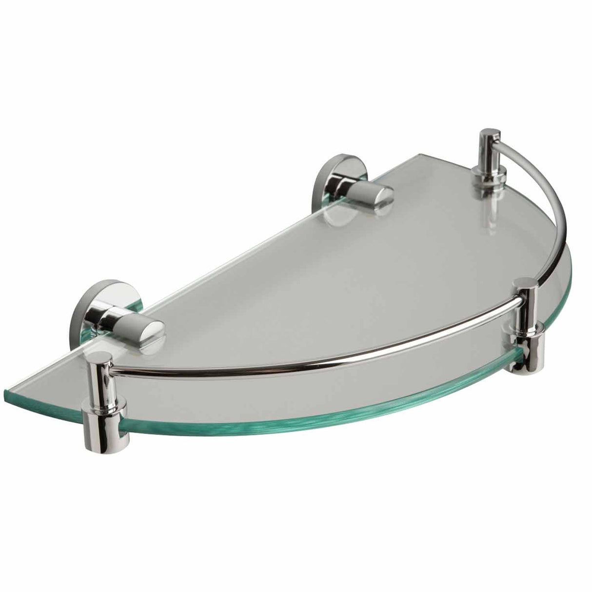 Miller Classic Cloakroom Shelf with Chrome Guard Rail