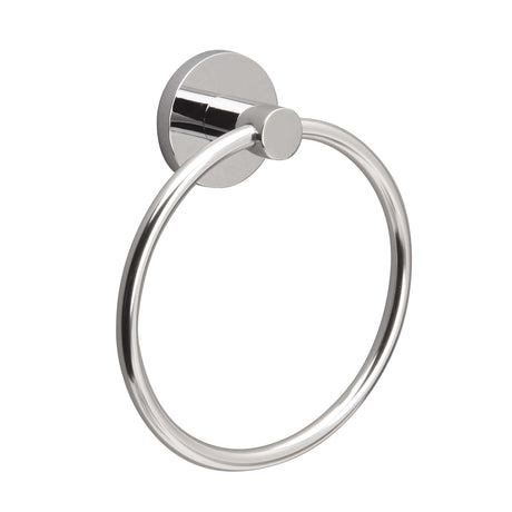 Miller Lily Towel Ring in Chrome