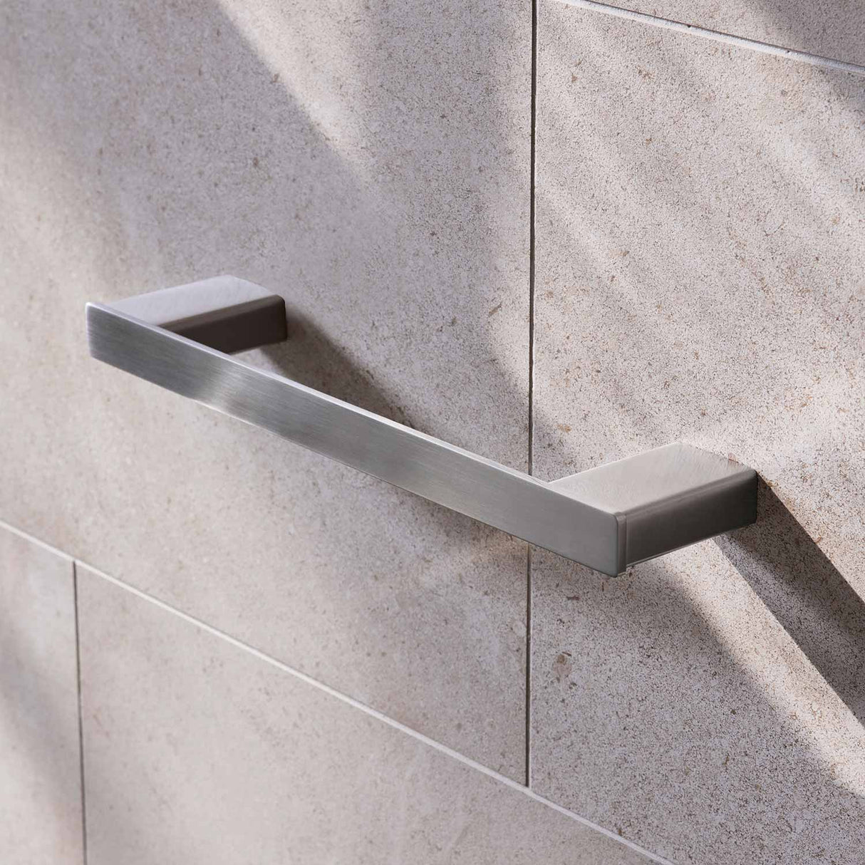 Miller Miami 300mm Single Towel Rail in Brushed Nickel