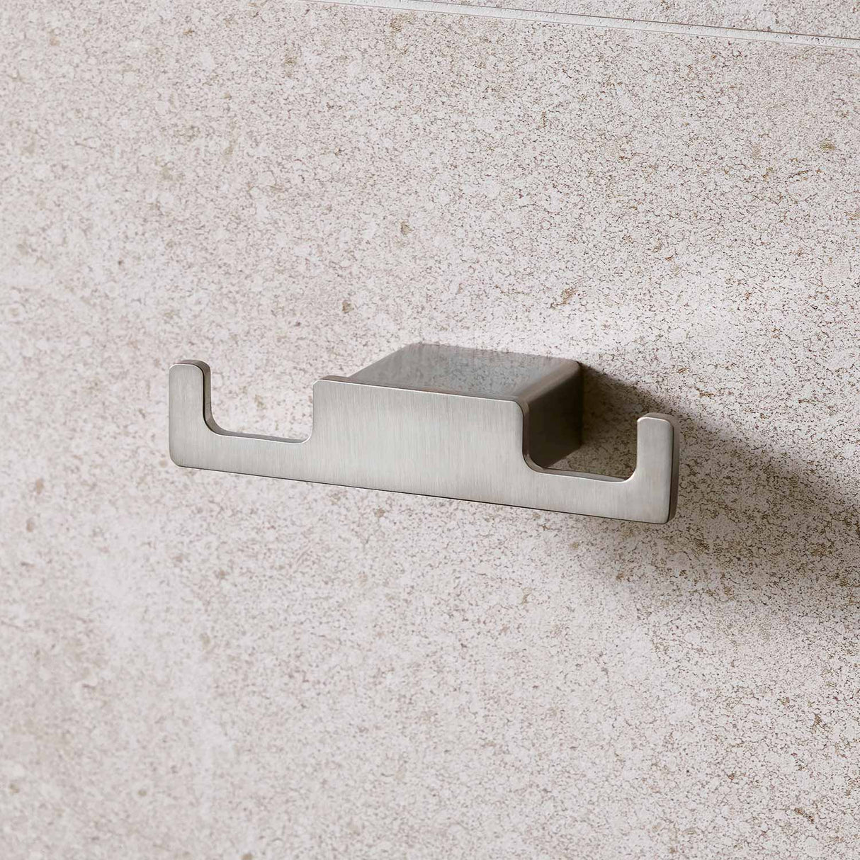 Miller Miami Double Robe Hook in Brushed Nickel