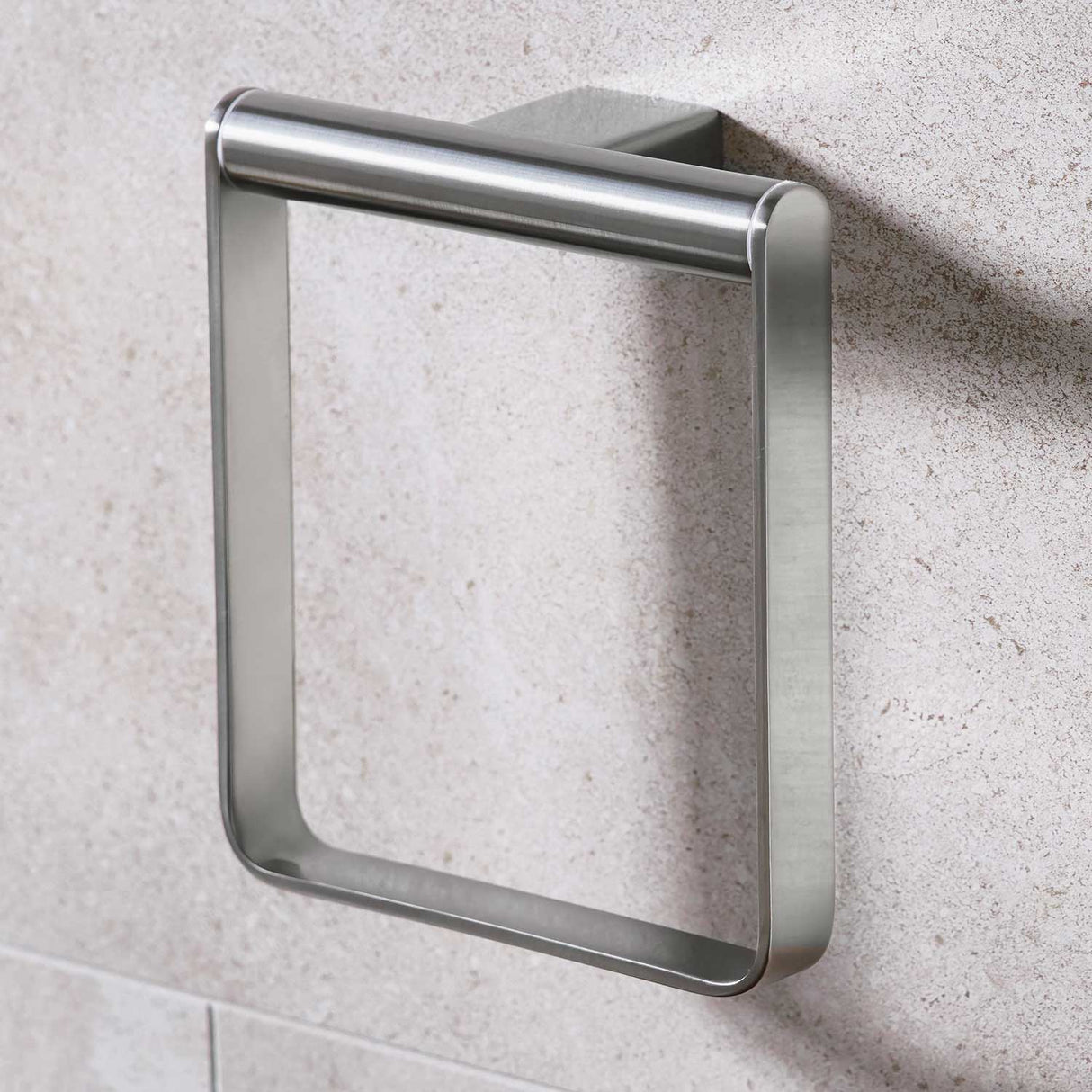 Miller Miami Swivel Towel Ring in Brushed Nickel