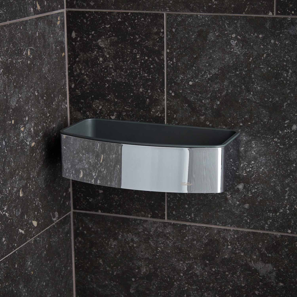 Miller Signature D Shaped Basket with Removable Tray in Chrome