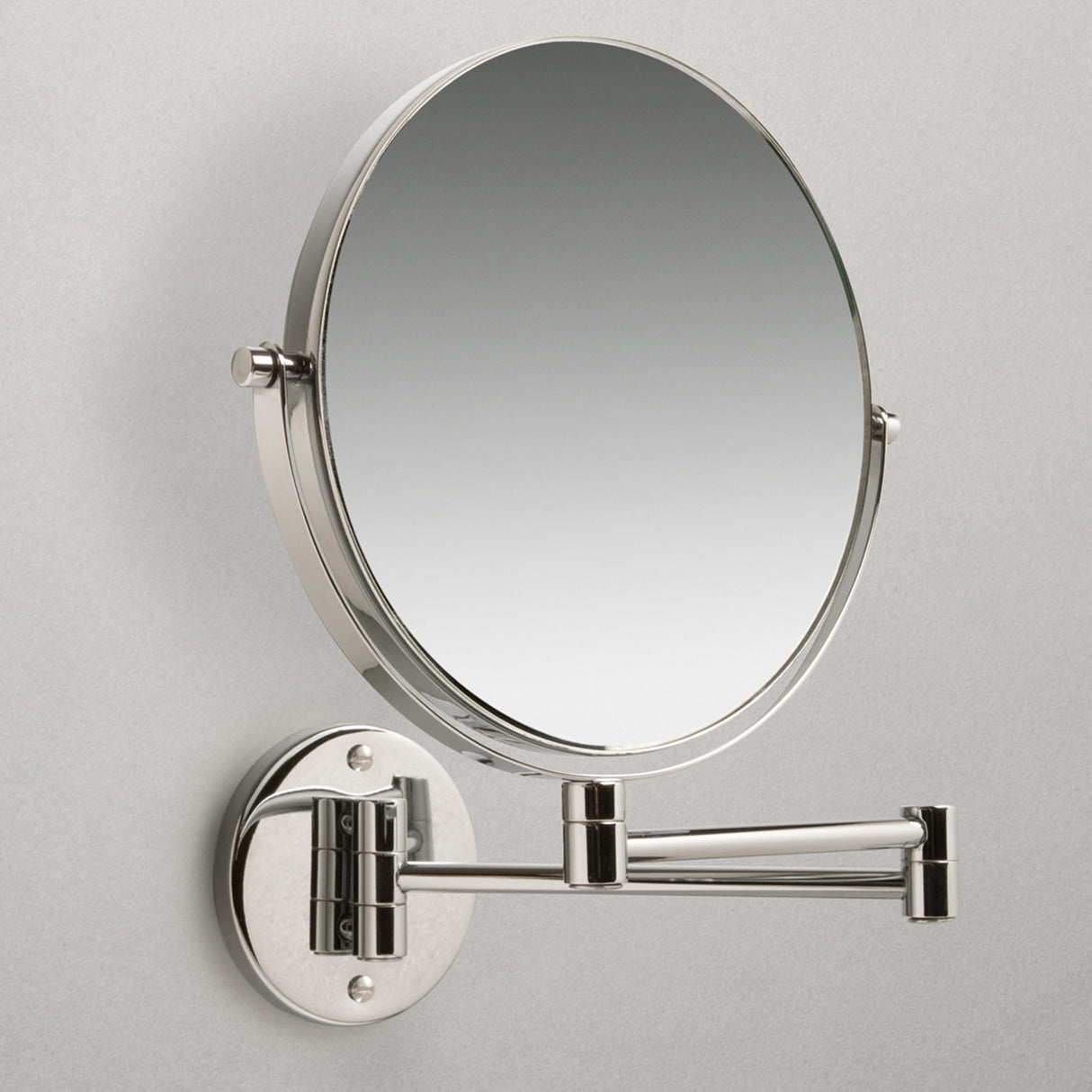 Miller Signature Wall Mounted Extending Magnifying Mirror in Chrome