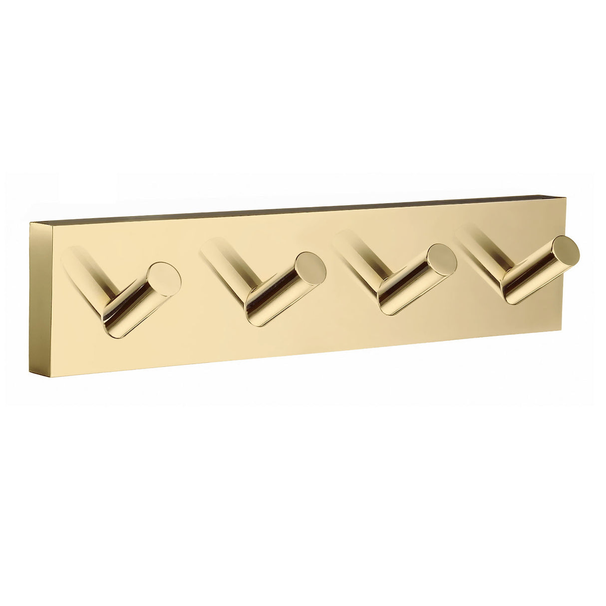Smedbo House Quadruple Hook Polished Brass