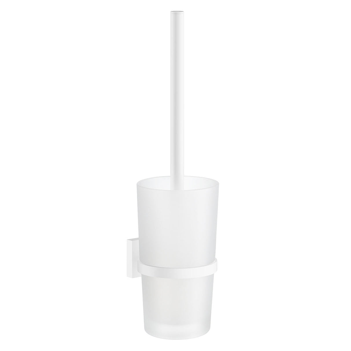 Smedbo House Toilet Brush with Glass Container White