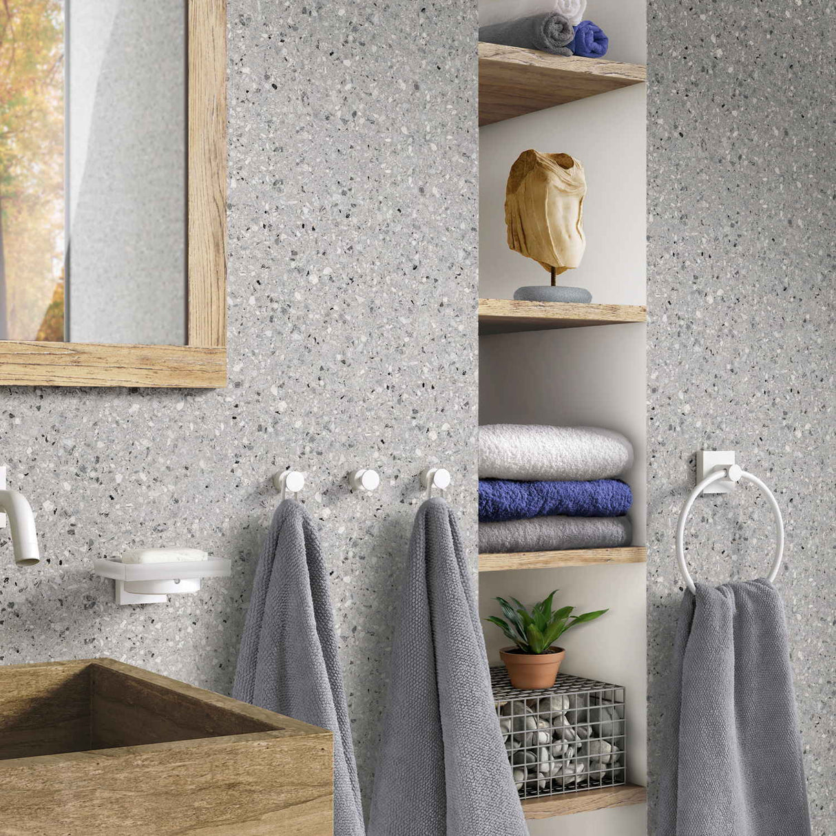 Smedbo House Towel Ring White