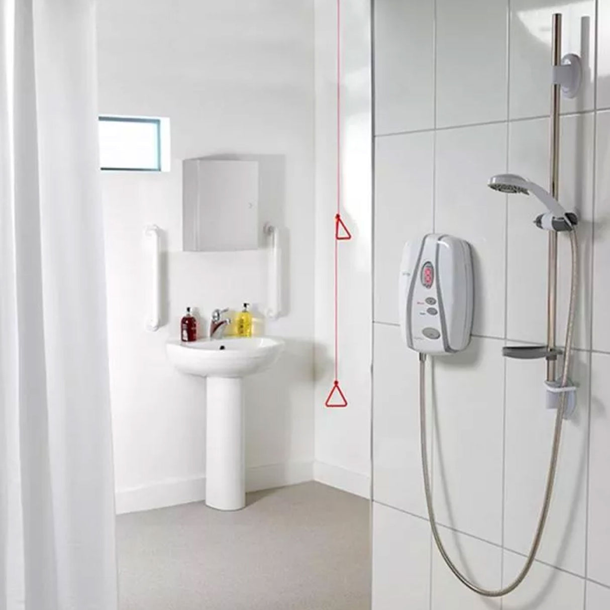 Redring Selectronic Premier Plus 8.5KW Thermostatic Care Shower lifestyle