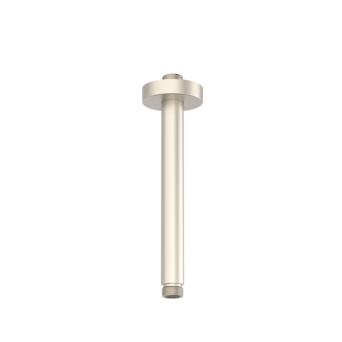 Round Ceiling Mounted Shower Arm in Brushed Nickel